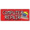 Signmission COMPUTER REPAIR BANNER SIGN monitor screem mouse keyboard network fix B-120 Computer Repair - alternate 1